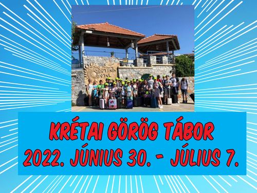 Krétai görög tábor 2022