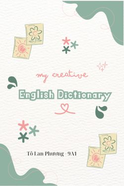 Book Creator | MY CREATIVE ENGLISH DICTIONARY