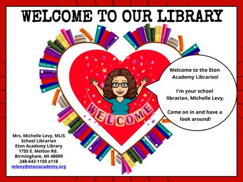 Book Creator | WELCOME TO OUR LIBRARY