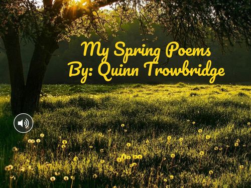 Book Creator | My Spring Poems