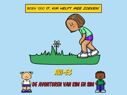 Book Creator Boek Kim Helpt Mee Zoeken