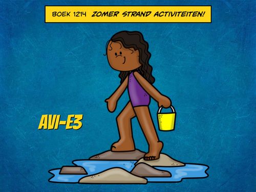 Book Creator Boek Zomer Strandactiviteiten