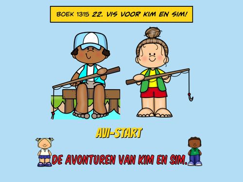 Book Creator Boek Vis Voor Kim En Sim