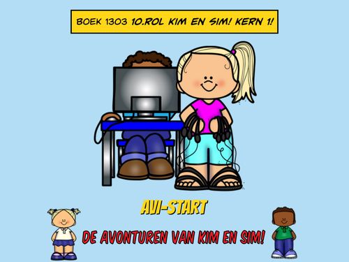 Book Creator Boek Rol Kim En Sim Kern