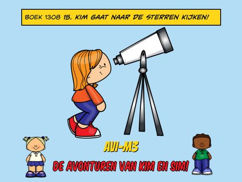 Book Creator Boek Kim Gaat Naar De Sterren Kijken