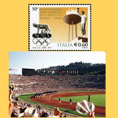 Livre Vintage : Automobile Club D'Italia - XVII Olimpiade Roma 1960 - Itinerari ENIT