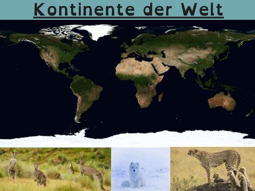 Kontinente unsere Erde