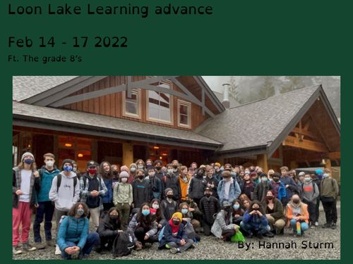 Loon Lake Learning Advance 