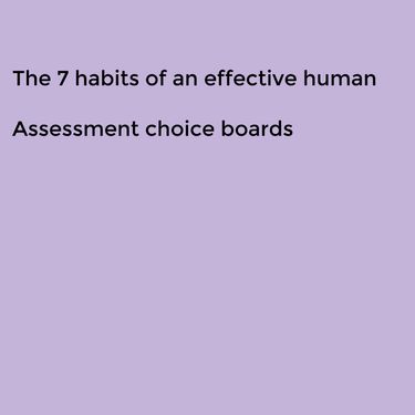 The 7 Habits Of An Effective Human 