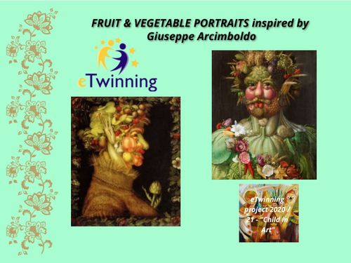 FRUIT&VEGETABLE PORTRAITS inspired by Giuseppe Arcimboldo