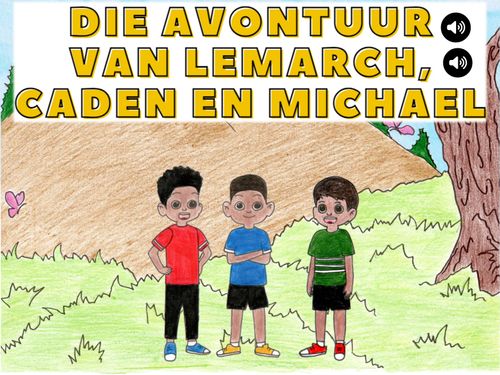 Book Creator | Die avontuur van Lemarch, Caden en Michael
