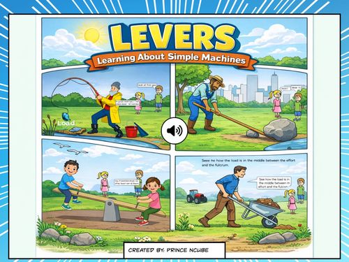 Book Creator | Levers comic strip