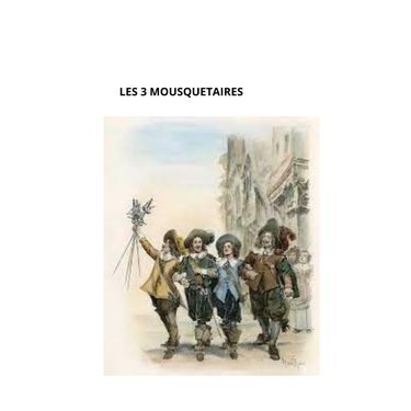 Book Creator Les Trois Mousquetaires