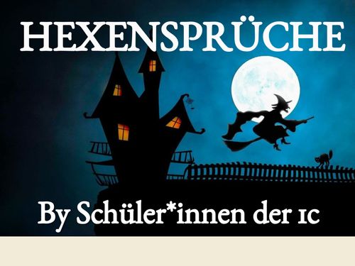 Hexensprüche 1c