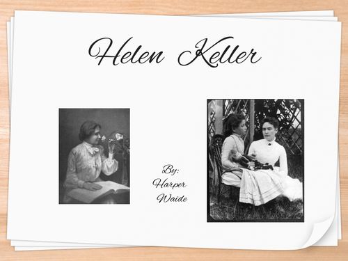 Book Creator | Helen Keller