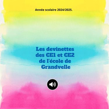 Devinettes CE1/CE2
