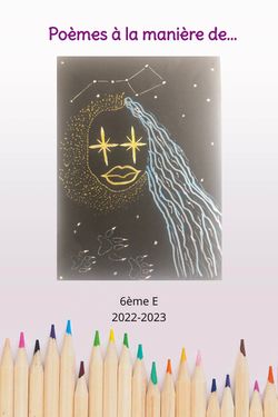 Recueil de poèmes 6E
