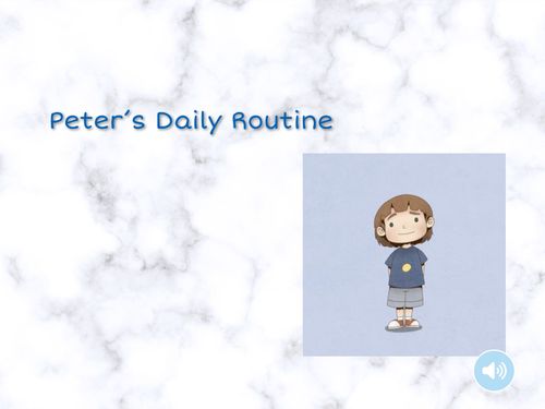 Book Creator | Peter's Routine