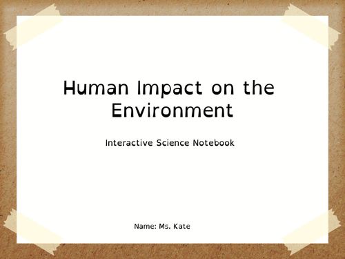 Human Impact on Land