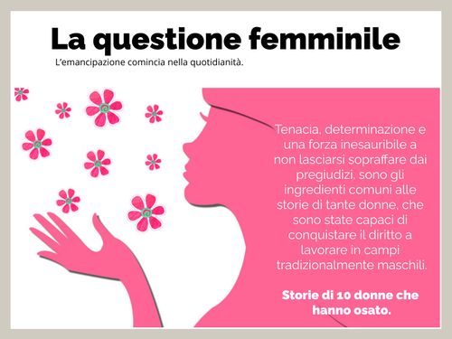 Book Creator | La questione femminile