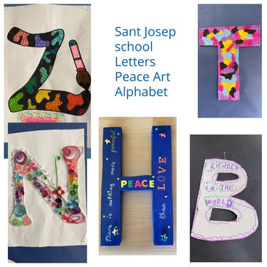 Art alphabet Letters,st Josep Navàs