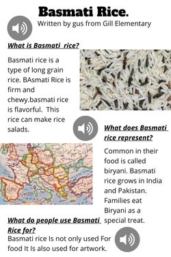 Book Creator | Basmati Rice