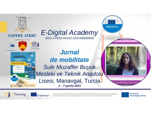 Jurnal de mobilitate Erasmus (Turcia, 2023), Daria Toderean