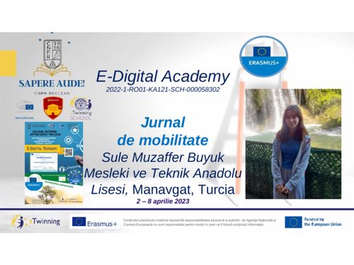 Jurnal de mobilitate Erasmus (Turcia, 2023)