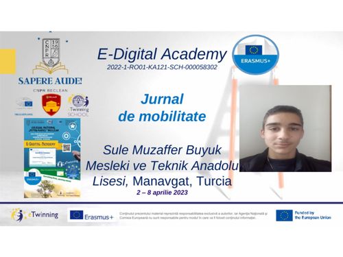 Jurnal mobilitate Erasmus (Turcia), Marian Ionuț