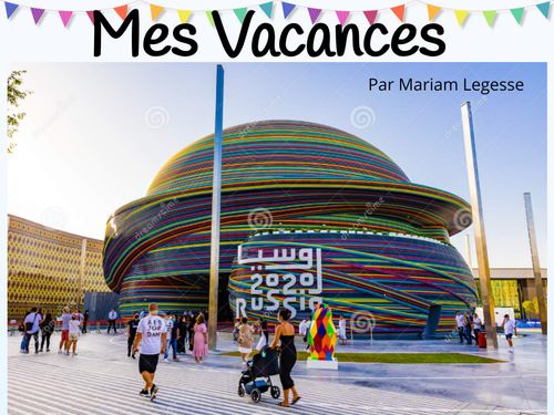 Book Creator | Mes Vacances
