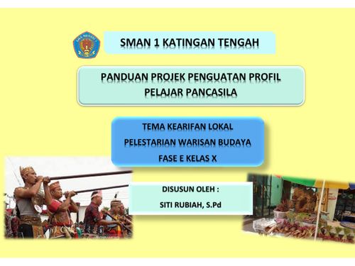 Book Creator | Draf Modul P5 Kearifan Lokal