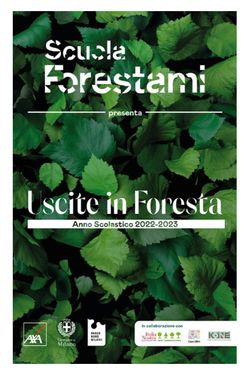 Catalogo Uscite in Foresta 2021-2022