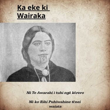 Te Mōteatea Ka eke ki Wairaka-T.N