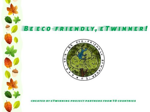 Be eco-friendly, eTwinner! 