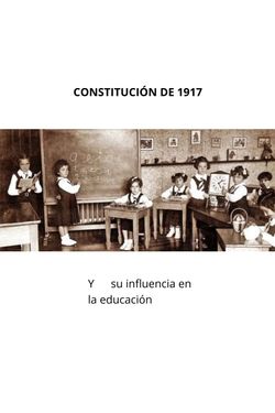 Book Creator | Constitución de 1917 y su influencia en la educación.