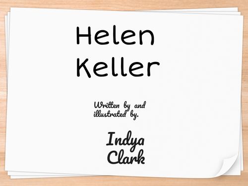 Book Creator | Helen Keller