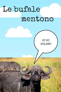 Le bufale mentono