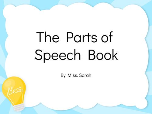 The Parts of Speech Book