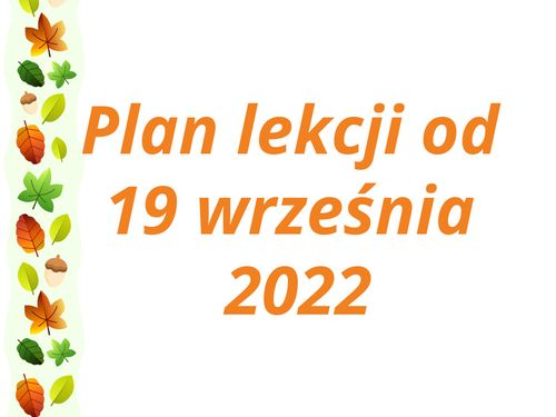 Plan lekcji