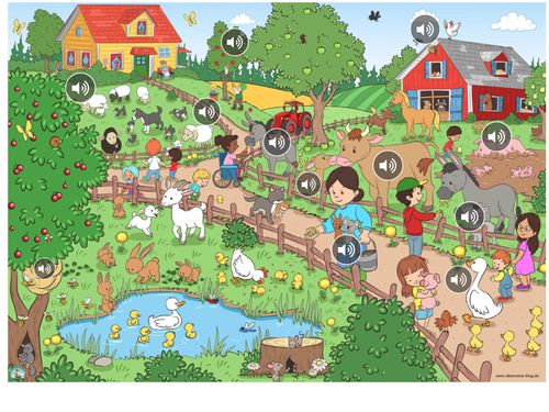 Wimmelbild Bauernhof Bildidee 