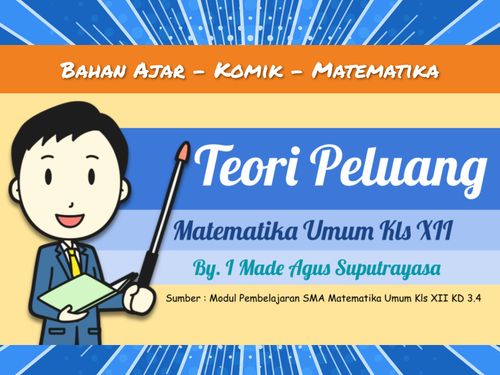 Bahan Ajar - Komik Matematika - Teori Peluang