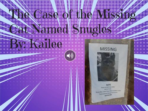 The Case of the Missing Cat Named Snugles