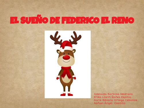 Book Creator | EL SUEÑO DEL FEDERICO EL RENO
