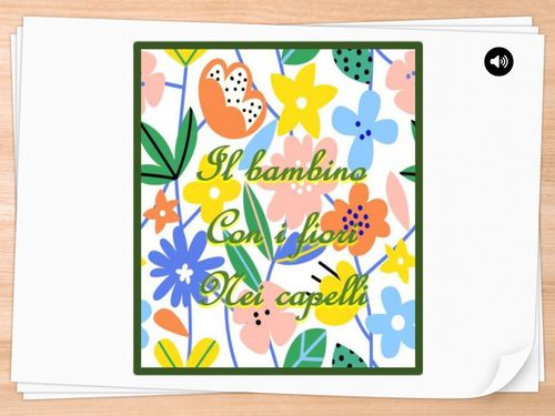 Book Creator | IL BAMBINO CON I FIORI NEI CAPELLI