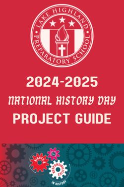 Book Creator | 2024-2025 Lake Highland National History Project Guide